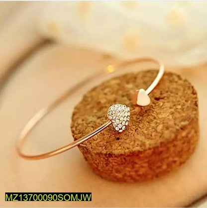 Double Heart Love Bracelet