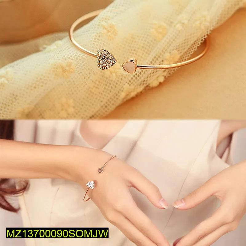 Double Heart Love Bracelet