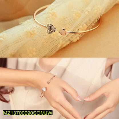 Double Heart Love Bracelet
